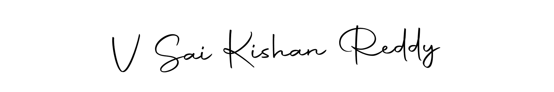 You can use this online signature creator to create a handwritten signature for the name V Sai Kishan Reddy. This is the best online autograph maker. V Sai Kishan Reddy signature style 10 images and pictures png