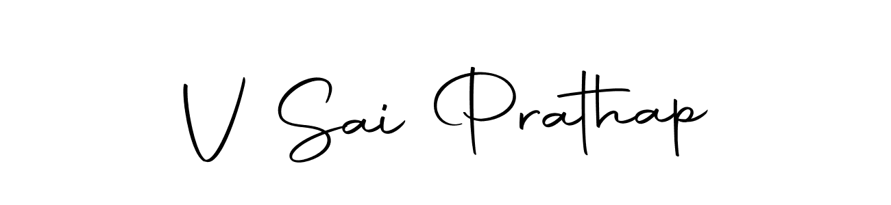 Design your own signature with our free online signature maker. With this signature software, you can create a handwritten (Autography-DOLnW) signature for name V Sai Prathap. V Sai Prathap signature style 10 images and pictures png