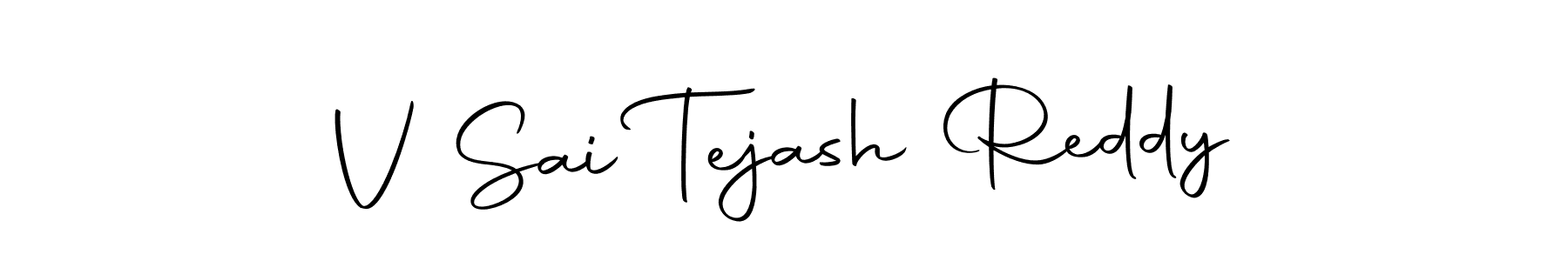 The best way (Autography-DOLnW) to make a short signature is to pick only two or three words in your name. The name V Sai Tejash Reddy include a total of six letters. For converting this name. V Sai Tejash Reddy signature style 10 images and pictures png