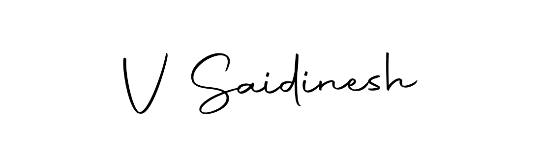 V Saidinesh stylish signature style. Best Handwritten Sign (Autography-DOLnW) for my name. Handwritten Signature Collection Ideas for my name V Saidinesh. V Saidinesh signature style 10 images and pictures png