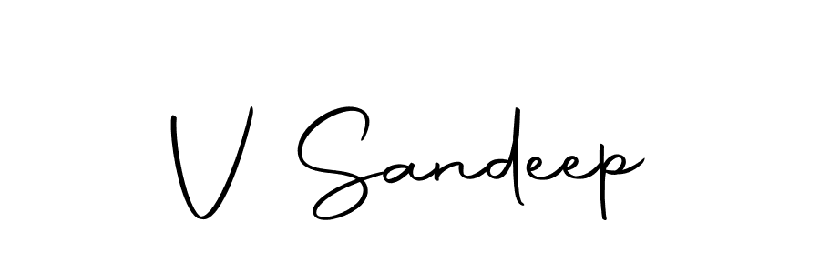 It looks lik you need a new signature style for name V Sandeep. Design unique handwritten (Autography-DOLnW) signature with our free signature maker in just a few clicks. V Sandeep signature style 10 images and pictures png