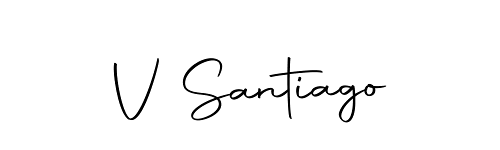 Make a short V Santiago signature style. Manage your documents anywhere anytime using Autography-DOLnW. Create and add eSignatures, submit forms, share and send files easily. V Santiago signature style 10 images and pictures png
