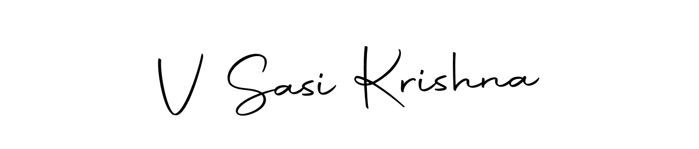 Here are the top 10 professional signature styles for the name V Sasi Krishna. These are the best autograph styles you can use for your name. V Sasi Krishna signature style 10 images and pictures png