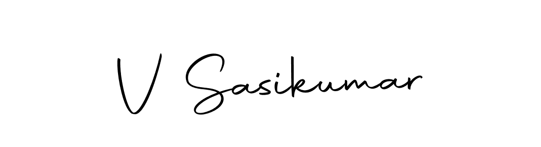 Also we have V Sasikumar name is the best signature style. Create professional handwritten signature collection using Autography-DOLnW autograph style. V Sasikumar signature style 10 images and pictures png