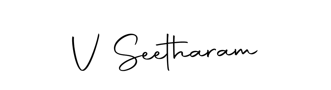 You can use this online signature creator to create a handwritten signature for the name V Seetharam. This is the best online autograph maker. V Seetharam signature style 10 images and pictures png