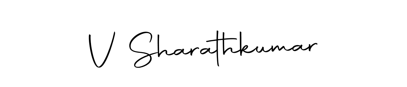 Create a beautiful signature design for name V Sharathkumar. With this signature (Autography-DOLnW) fonts, you can make a handwritten signature for free. V Sharathkumar signature style 10 images and pictures png