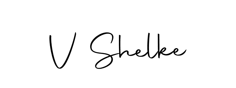 Here are the top 10 professional signature styles for the name V Shelke. These are the best autograph styles you can use for your name. V Shelke signature style 10 images and pictures png