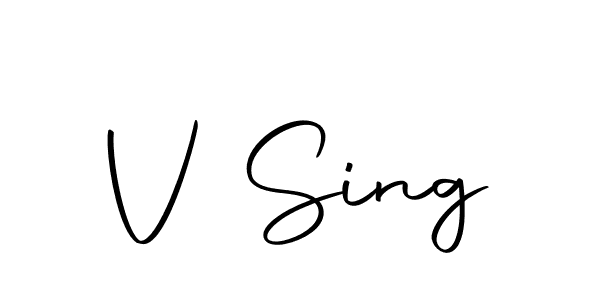 Make a beautiful signature design for name V Sing. With this signature (Autography-DOLnW) style, you can create a handwritten signature for free. V Sing signature style 10 images and pictures png