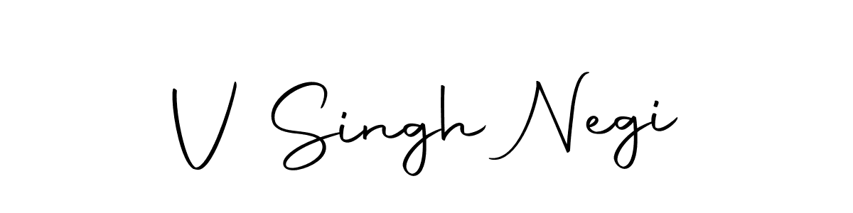 Design your own signature with our free online signature maker. With this signature software, you can create a handwritten (Autography-DOLnW) signature for name V Singh Negi. V Singh Negi signature style 10 images and pictures png