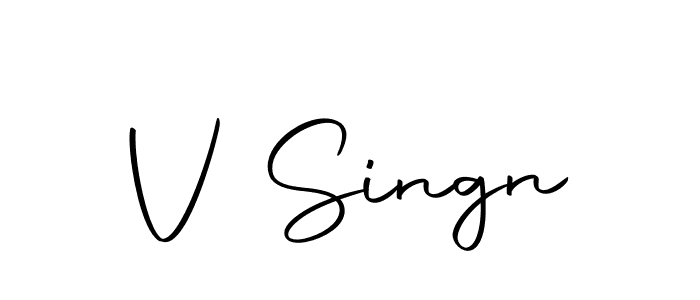 Here are the top 10 professional signature styles for the name V Singn. These are the best autograph styles you can use for your name. V Singn signature style 10 images and pictures png