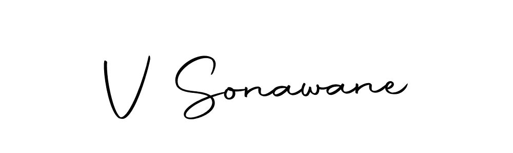 Make a beautiful signature design for name V Sonawane. Use this online signature maker to create a handwritten signature for free. V Sonawane signature style 10 images and pictures png