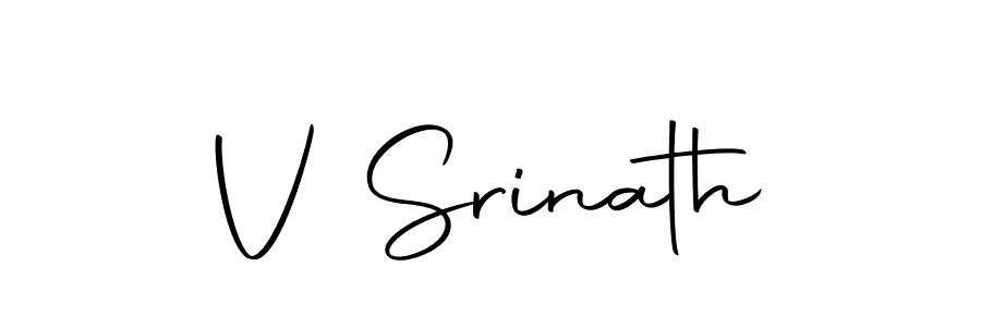 How to make V Srinath signature? Autography-DOLnW is a professional autograph style. Create handwritten signature for V Srinath name. V Srinath signature style 10 images and pictures png