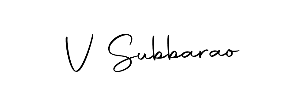 It looks lik you need a new signature style for name V Subbarao. Design unique handwritten (Autography-DOLnW) signature with our free signature maker in just a few clicks. V Subbarao signature style 10 images and pictures png