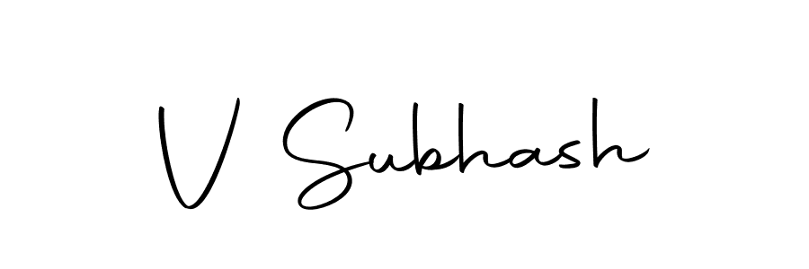 Here are the top 10 professional signature styles for the name V Subhash. These are the best autograph styles you can use for your name. V Subhash signature style 10 images and pictures png