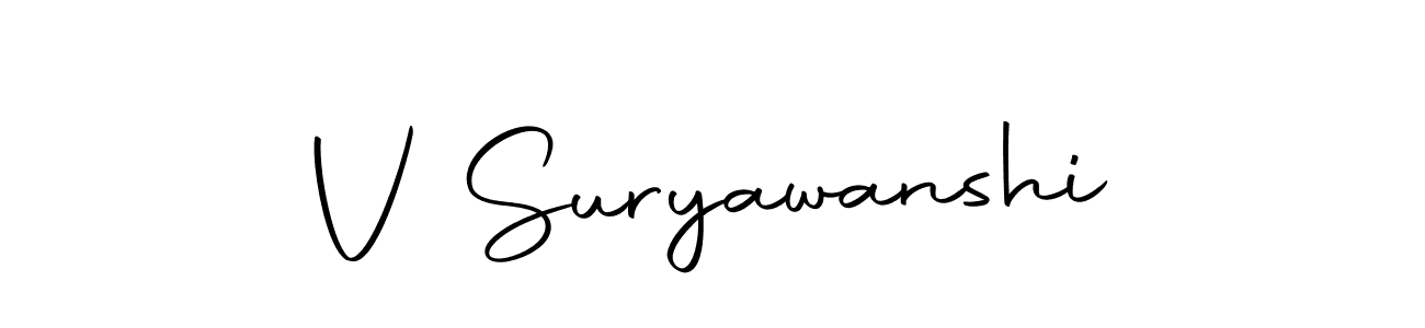 Make a beautiful signature design for name V Suryawanshi. Use this online signature maker to create a handwritten signature for free. V Suryawanshi signature style 10 images and pictures png