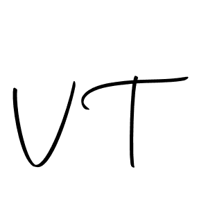 How to make V T name signature. Use Autography-DOLnW style for creating short signs online. This is the latest handwritten sign. V T signature style 10 images and pictures png