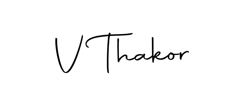 V Thakor stylish signature style. Best Handwritten Sign (Autography-DOLnW) for my name. Handwritten Signature Collection Ideas for my name V Thakor. V Thakor signature style 10 images and pictures png