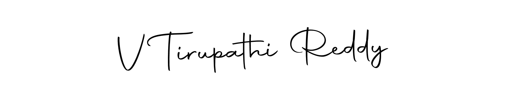 You can use this online signature creator to create a handwritten signature for the name V Tirupathi Reddy. This is the best online autograph maker. V Tirupathi Reddy signature style 10 images and pictures png