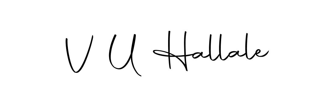 Similarly Autography-DOLnW is the best handwritten signature design. Signature creator online .You can use it as an online autograph creator for name V U Hallale. V U Hallale signature style 10 images and pictures png