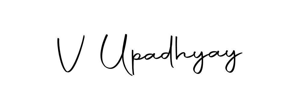 The best way (Autography-DOLnW) to make a short signature is to pick only two or three words in your name. The name V Upadhyay include a total of six letters. For converting this name. V Upadhyay signature style 10 images and pictures png