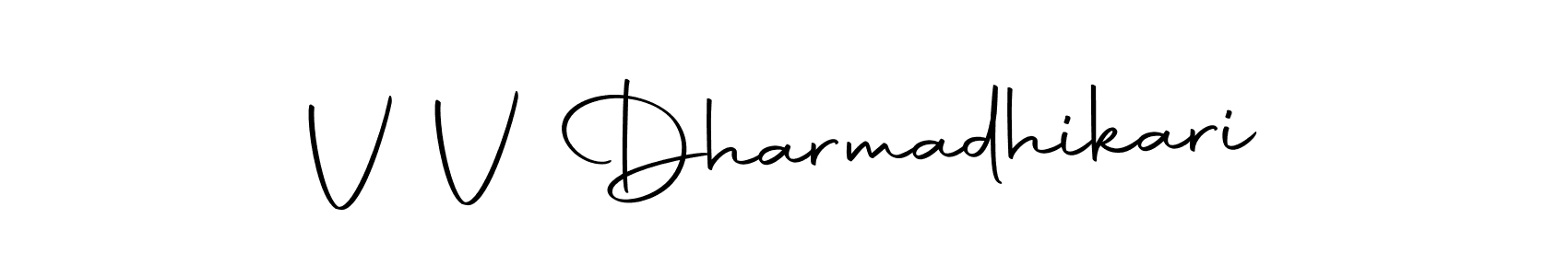 How to Draw V V Dharmadhikari signature style? Autography-DOLnW is a latest design signature styles for name V V Dharmadhikari. V V Dharmadhikari signature style 10 images and pictures png