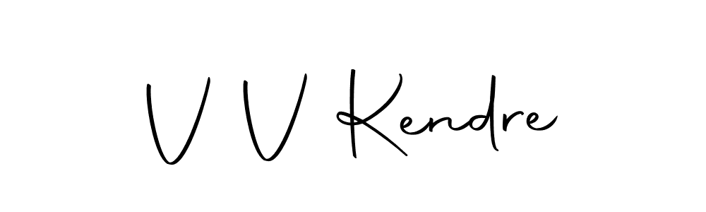 Also we have V V Kendre name is the best signature style. Create professional handwritten signature collection using Autography-DOLnW autograph style. V V Kendre signature style 10 images and pictures png