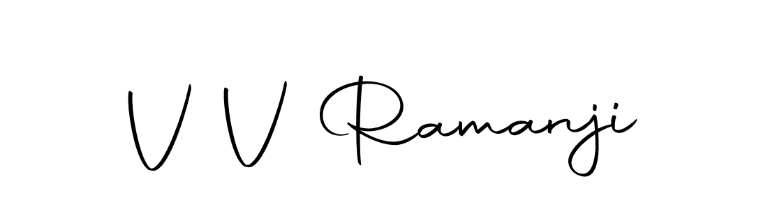 Autography-DOLnW is a professional signature style that is perfect for those who want to add a touch of class to their signature. It is also a great choice for those who want to make their signature more unique. Get V V Ramanji name to fancy signature for free. V V Ramanji signature style 10 images and pictures png