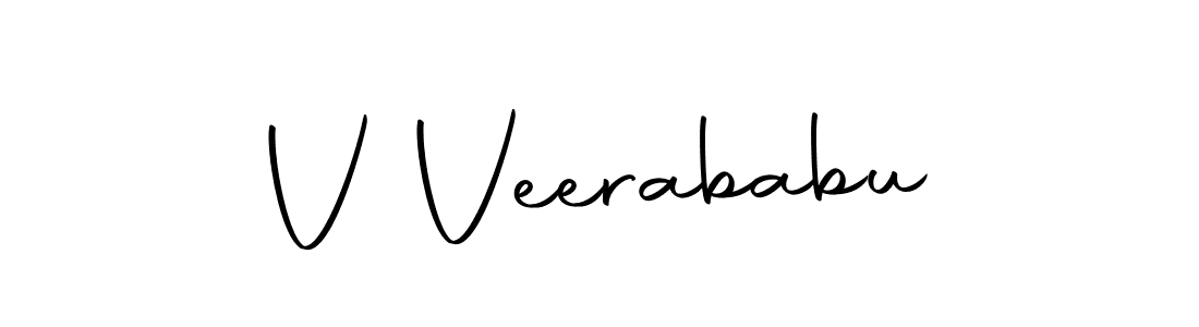 Make a beautiful signature design for name V Veerababu. Use this online signature maker to create a handwritten signature for free. V Veerababu signature style 10 images and pictures png