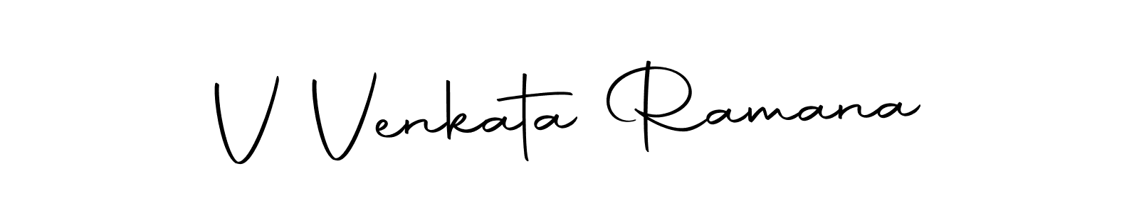 Make a beautiful signature design for name V Venkata Ramana. With this signature (Autography-DOLnW) style, you can create a handwritten signature for free. V Venkata Ramana signature style 10 images and pictures png