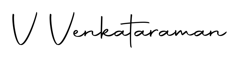 The Autography-DOLnW handwriting style adds charm and authenticity to name V Venkataraman. A wonderful choice for personal thank-you notes. V Venkataraman signature style 10 images and pictures png