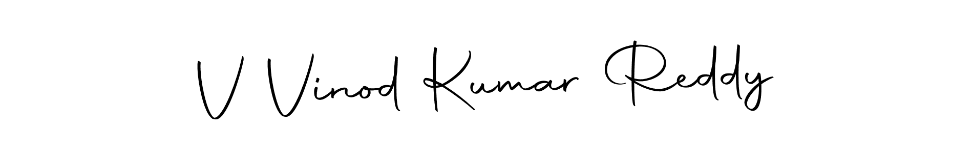 Also we have V Vinod Kumar Reddy name is the best signature style. Create professional handwritten signature collection using Autography-DOLnW autograph style. V Vinod Kumar Reddy signature style 10 images and pictures png