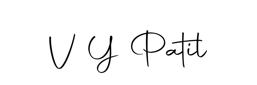 Also You can easily find your signature by using the search form. We will create V Y Patil name handwritten signature images for you free of cost using Autography-DOLnW sign style. V Y Patil signature style 10 images and pictures png