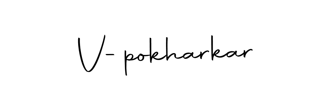 The best way (Autography-DOLnW) to make a short signature is to pick only two or three words in your name. The name V-pokharkar include a total of six letters. For converting this name. V-pokharkar signature style 10 images and pictures png