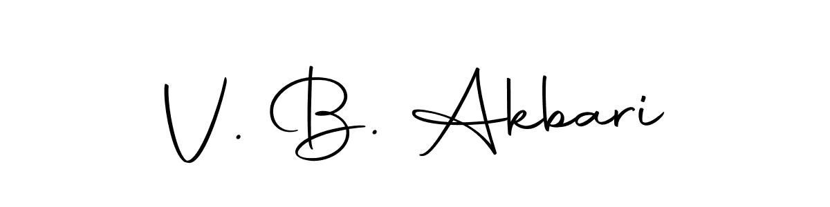 This is the best signature style for the V. B. Akbari name. Also you like these signature font (Autography-DOLnW). Mix name signature. V. B. Akbari signature style 10 images and pictures png