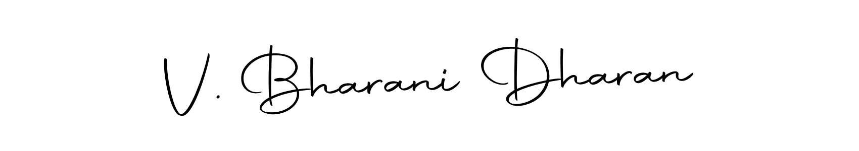 Make a beautiful signature design for name V. Bharani Dharan. Use this online signature maker to create a handwritten signature for free. V. Bharani Dharan signature style 10 images and pictures png