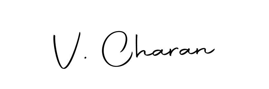 How to make V. Charan signature? Autography-DOLnW is a professional autograph style. Create handwritten signature for V. Charan name. V. Charan signature style 10 images and pictures png