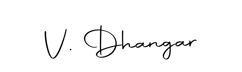 V. Dhangar stylish signature style. Best Handwritten Sign (Autography-DOLnW) for my name. Handwritten Signature Collection Ideas for my name V. Dhangar. V. Dhangar signature style 10 images and pictures png