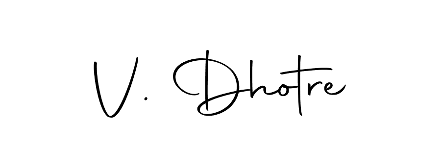 Best and Professional Signature Style for V. Dhotre. Autography-DOLnW Best Signature Style Collection. V. Dhotre signature style 10 images and pictures png