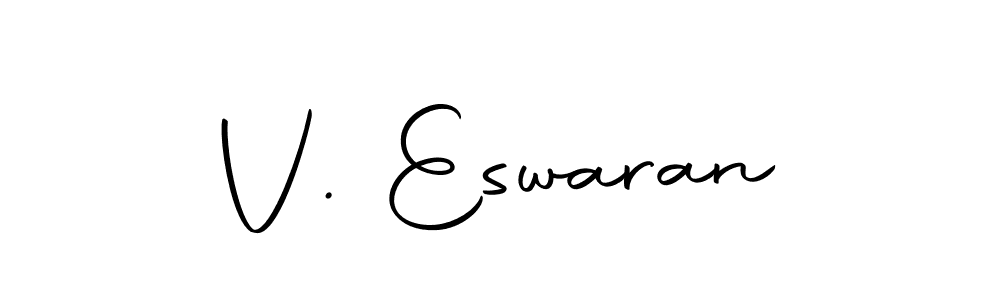 This is the best signature style for the V. Eswaran name. Also you like these signature font (Autography-DOLnW). Mix name signature. V. Eswaran signature style 10 images and pictures png