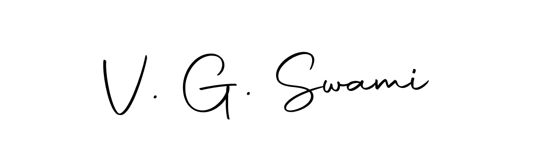 Make a beautiful signature design for name V. G. Swami. With this signature (Autography-DOLnW) style, you can create a handwritten signature for free. V. G. Swami signature style 10 images and pictures png