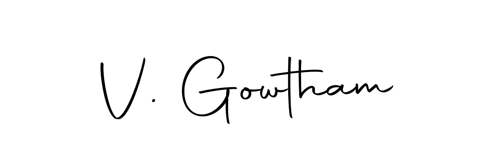 Best and Professional Signature Style for V. Gowtham. Autography-DOLnW Best Signature Style Collection. V. Gowtham signature style 10 images and pictures png