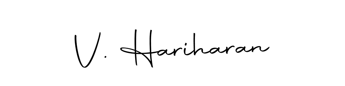 You can use this online signature creator to create a handwritten signature for the name V. Hariharan. This is the best online autograph maker. V. Hariharan signature style 10 images and pictures png