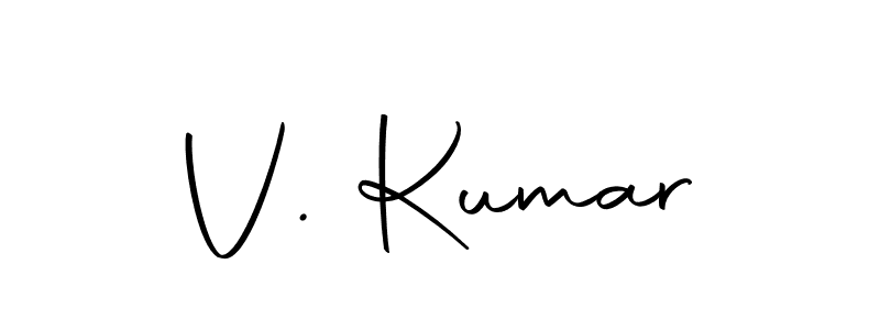 How to make V. Kumar name signature. Use Autography-DOLnW style for creating short signs online. This is the latest handwritten sign. V. Kumar signature style 10 images and pictures png