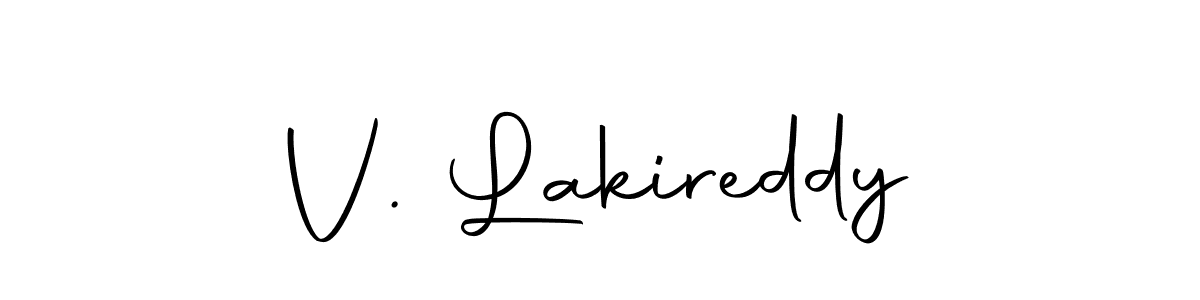 You should practise on your own different ways (Autography-DOLnW) to write your name (V. Lakireddy) in signature. don't let someone else do it for you. V. Lakireddy signature style 10 images and pictures png