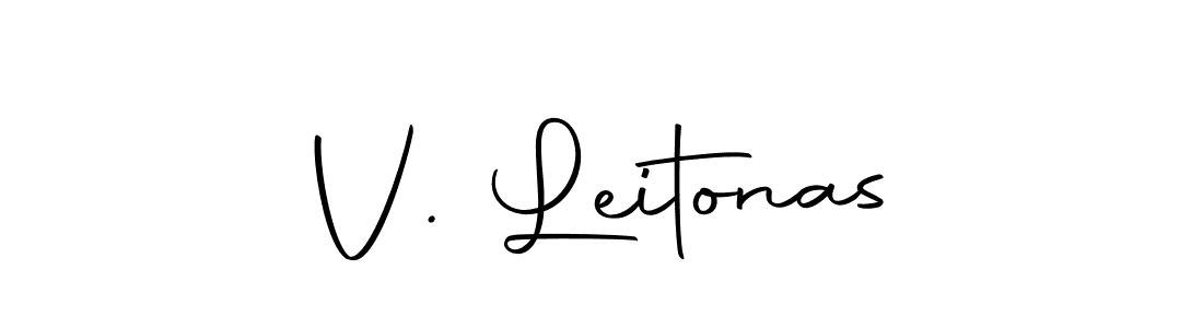 if you are searching for the best signature style for your name V. Leitonas. so please give up your signature search. here we have designed multiple signature styles  using Autography-DOLnW. V. Leitonas signature style 10 images and pictures png