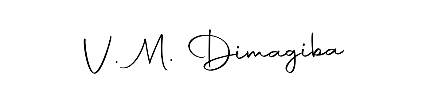 The best way (Autography-DOLnW) to make a short signature is to pick only two or three words in your name. The name V. M. Dimagiba include a total of six letters. For converting this name. V. M. Dimagiba signature style 10 images and pictures png