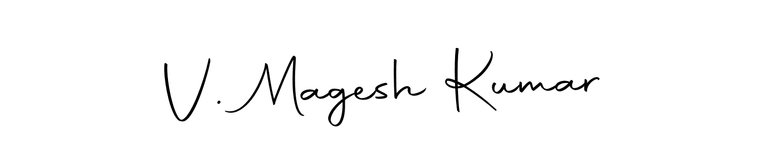 Also You can easily find your signature by using the search form. We will create V. Magesh Kumar name handwritten signature images for you free of cost using Autography-DOLnW sign style. V. Magesh Kumar signature style 10 images and pictures png