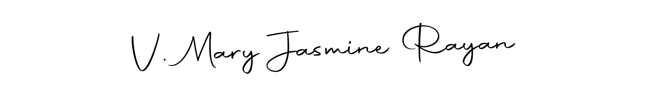 Similarly Autography-DOLnW is the best handwritten signature design. Signature creator online .You can use it as an online autograph creator for name V. Mary Jasmine Rayan. V. Mary Jasmine Rayan signature style 10 images and pictures png