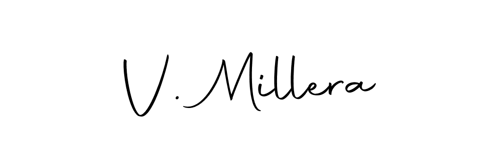 if you are searching for the best signature style for your name V. Millera. so please give up your signature search. here we have designed multiple signature styles  using Autography-DOLnW. V. Millera signature style 10 images and pictures png