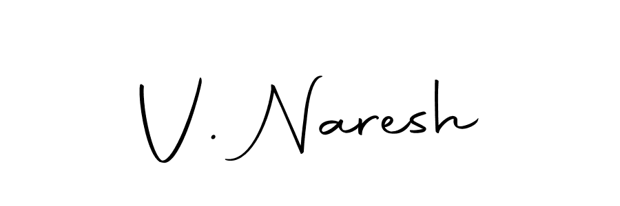 Here are the top 10 professional signature styles for the name V. Naresh. These are the best autograph styles you can use for your name. V. Naresh signature style 10 images and pictures png